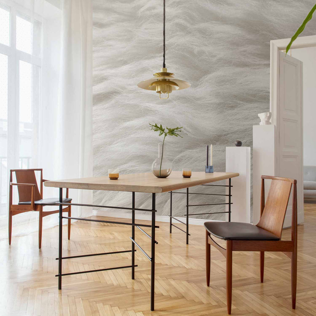 Neutral Fur Texture Natural Wall Mural