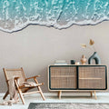 Sapphire Ocean Wave Wall Mural