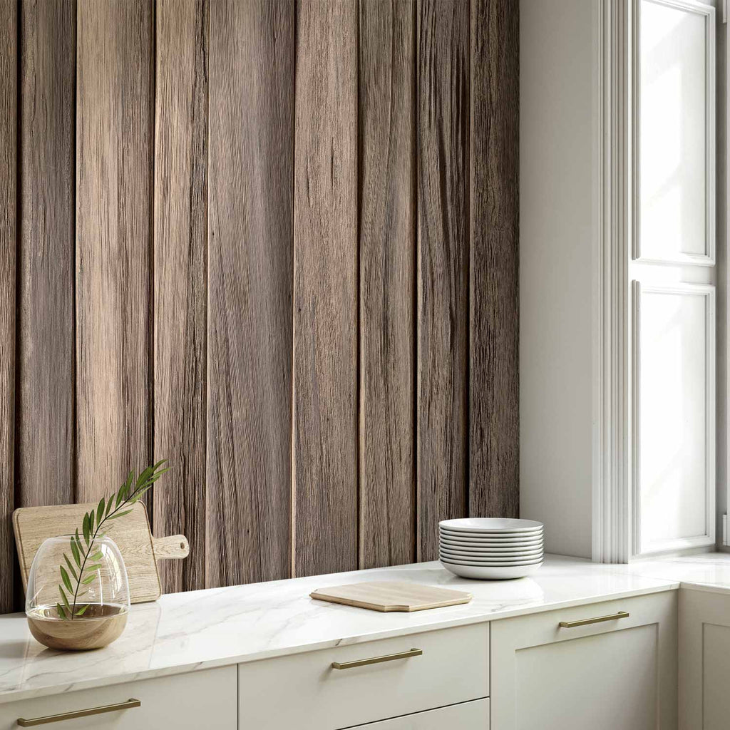 Classic Wood Boards Texture Wall Mural