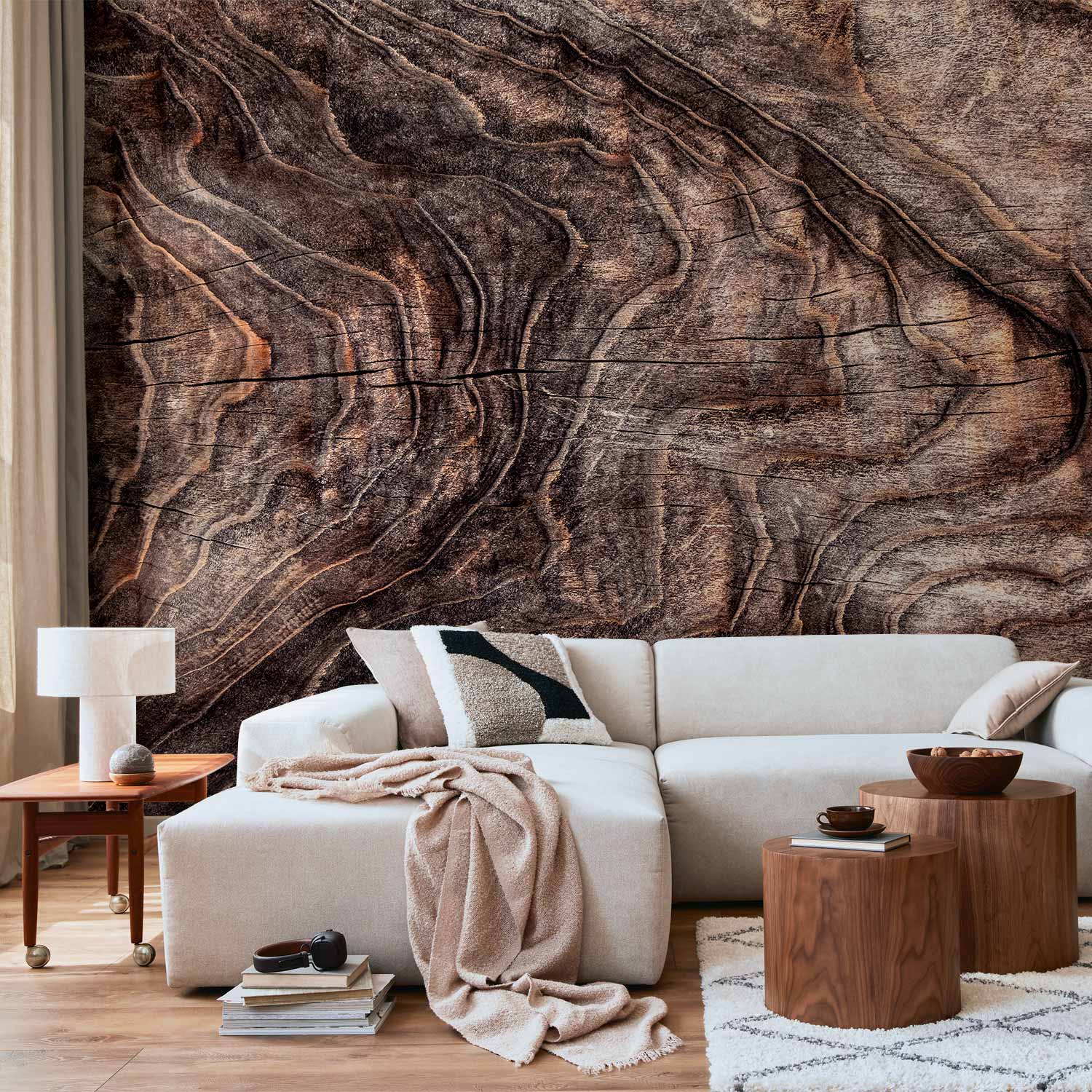 Wall Mural - Abstract Background with Tree Bark