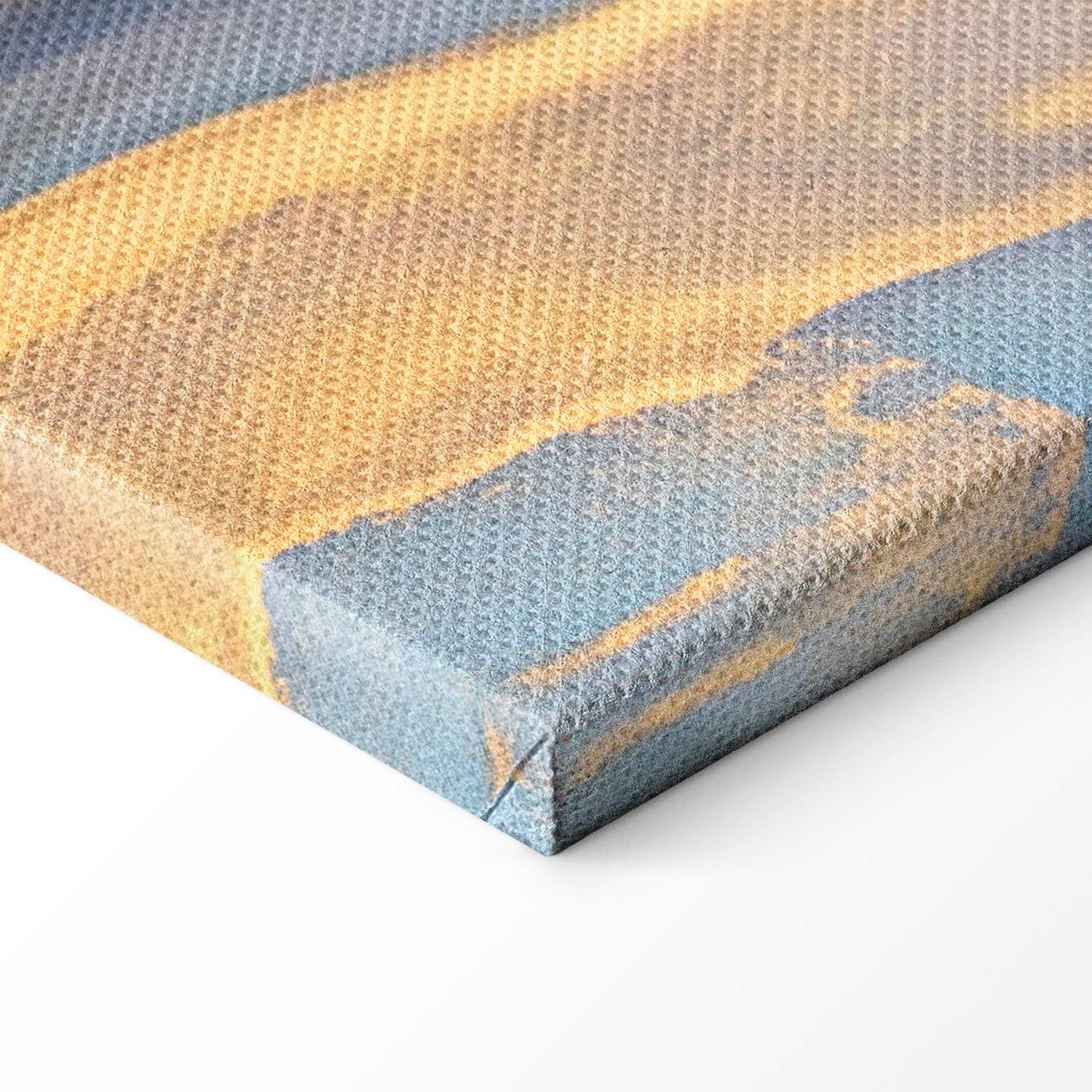 Pink Blue Marble Abstract Watercolour Canvas Print