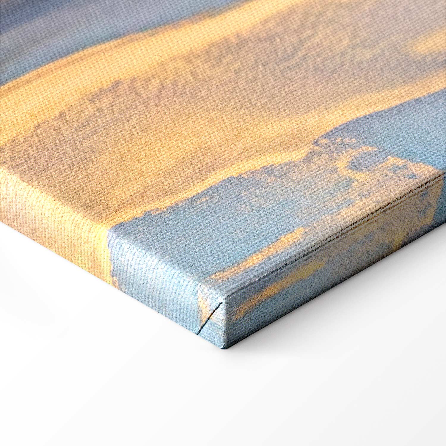 Pink Blue Marble Abstract Watercolour Canvas Print