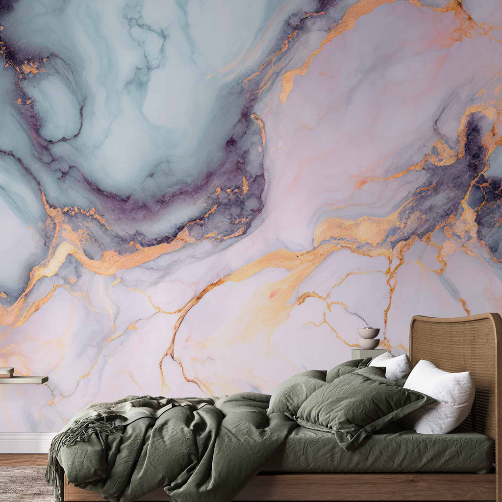 Pastel Marble Stone Abstract Wall Mural