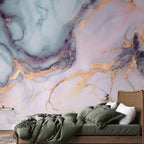 Pastel Marble Stone Abstract Wall Mural