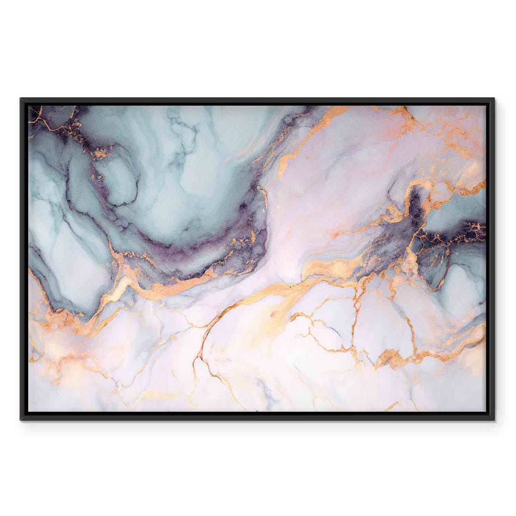 Pastel Stone Marble Abstract Canvas Print