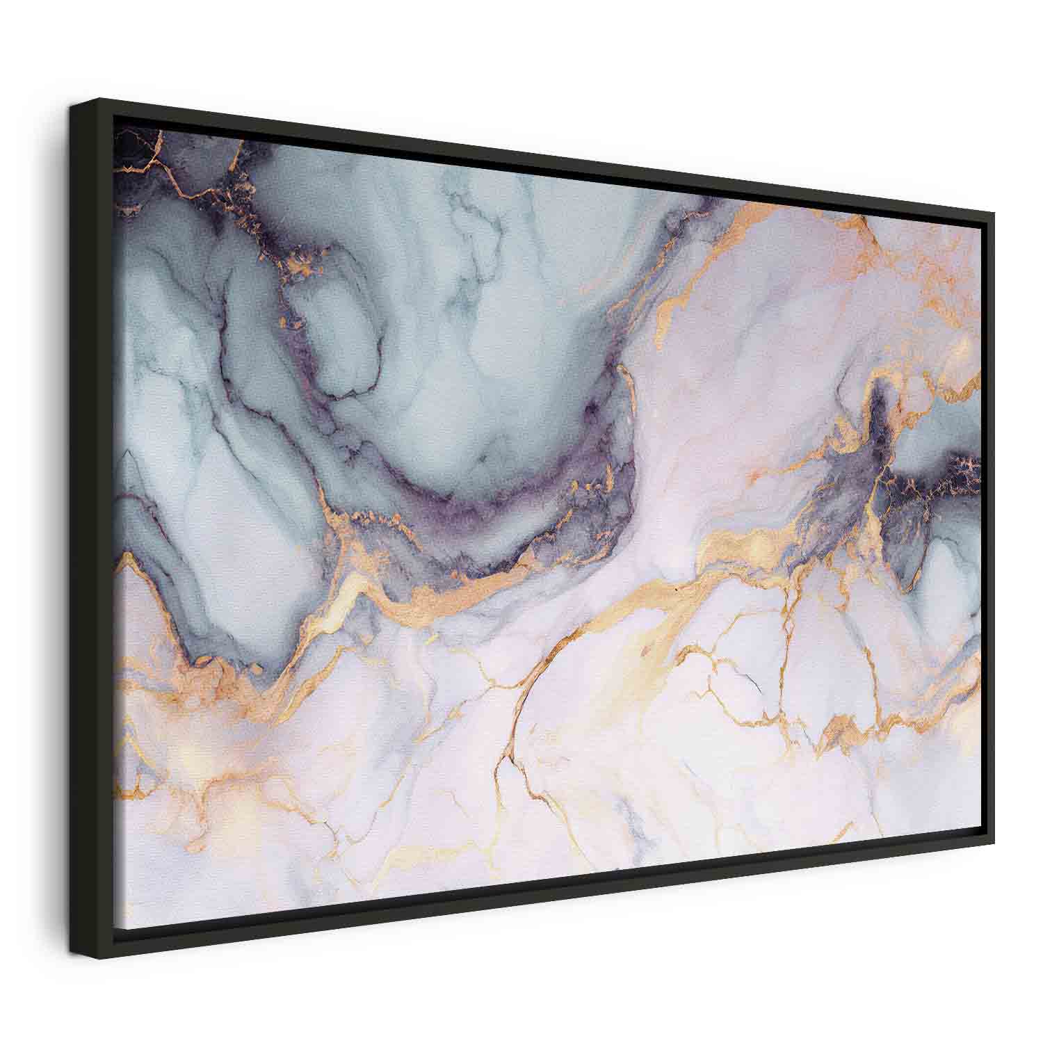 Pastel Stone Marble Abstract Canvas Print