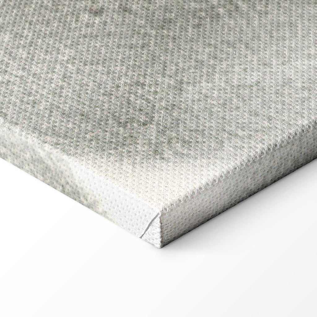 Green Watercolor Marble Abstract Canvas Print