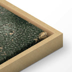 Green Watercolor Marble Abstract Canvas Print