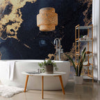 Marble and Garnet Starry Abstract Textured Wall Mural