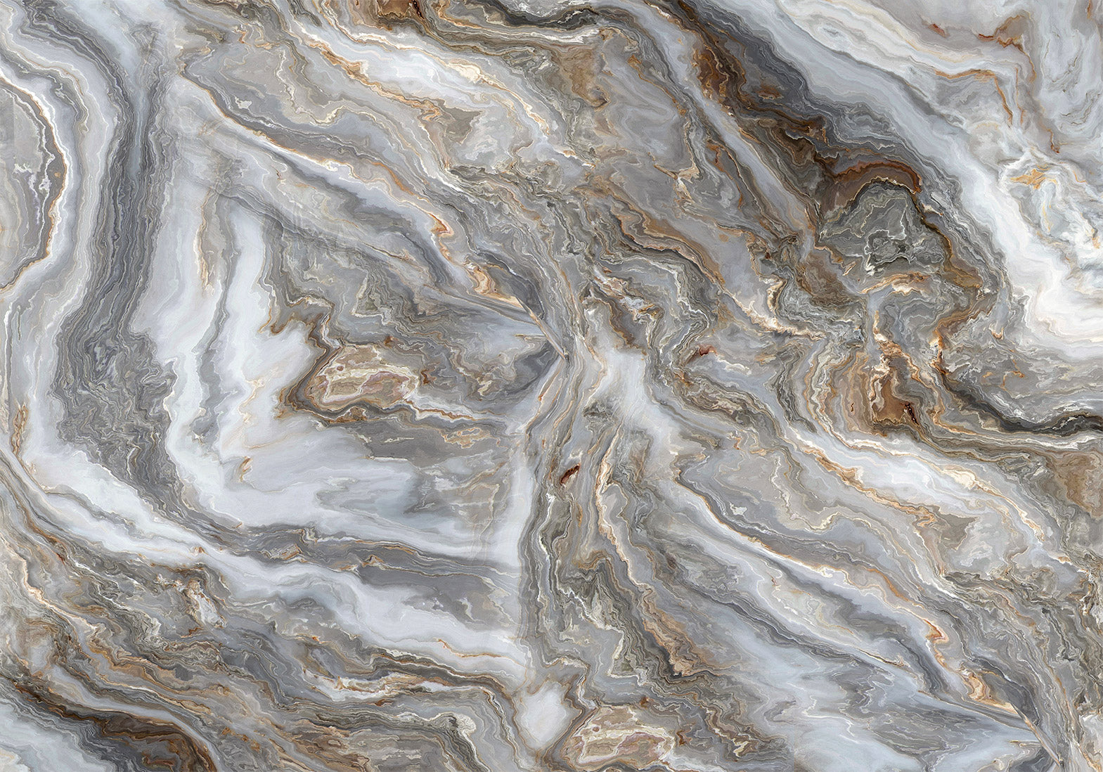 Wall Mural Stone Abstractions Marble Textures in Neautral Tones