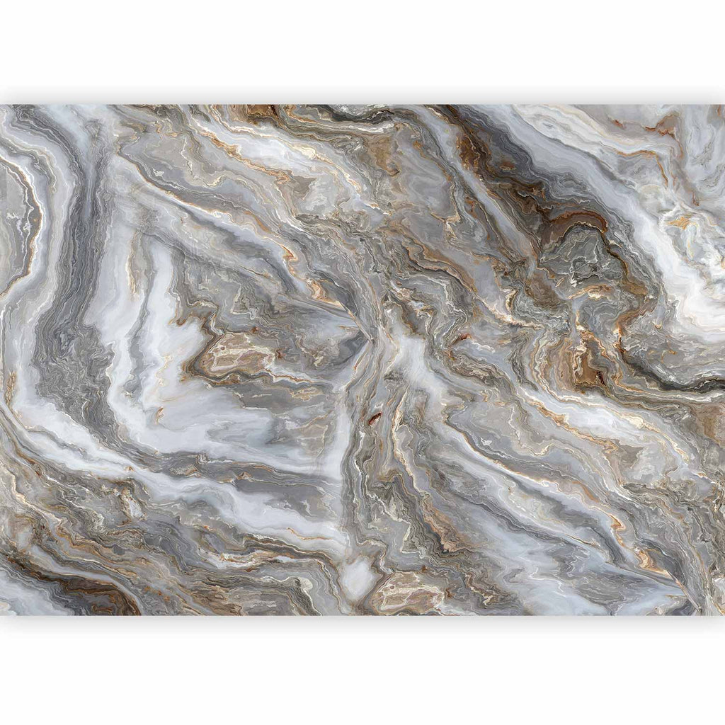 Wall Mural Stone Abstractions Marble Textures in Neautral Tones