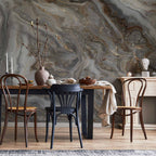 Wall Mural Stone Abstractions Marble Textures in Neautral Tones