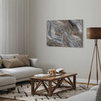 Neutral Marble Abstraction Canvas Print