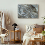 Neutral Marble Abstraction Canvas Print