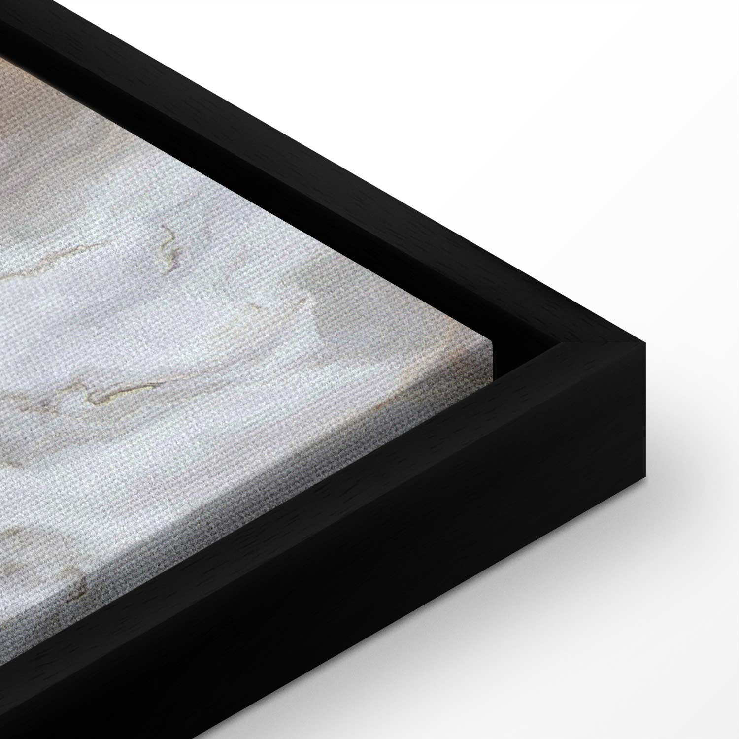 Neutral Marble Abstraction Canvas Print