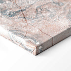 Pastel Marble Flower Abstract Canvas Print