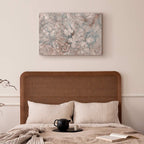 Pastel Marble Flower Abstract Canvas Print