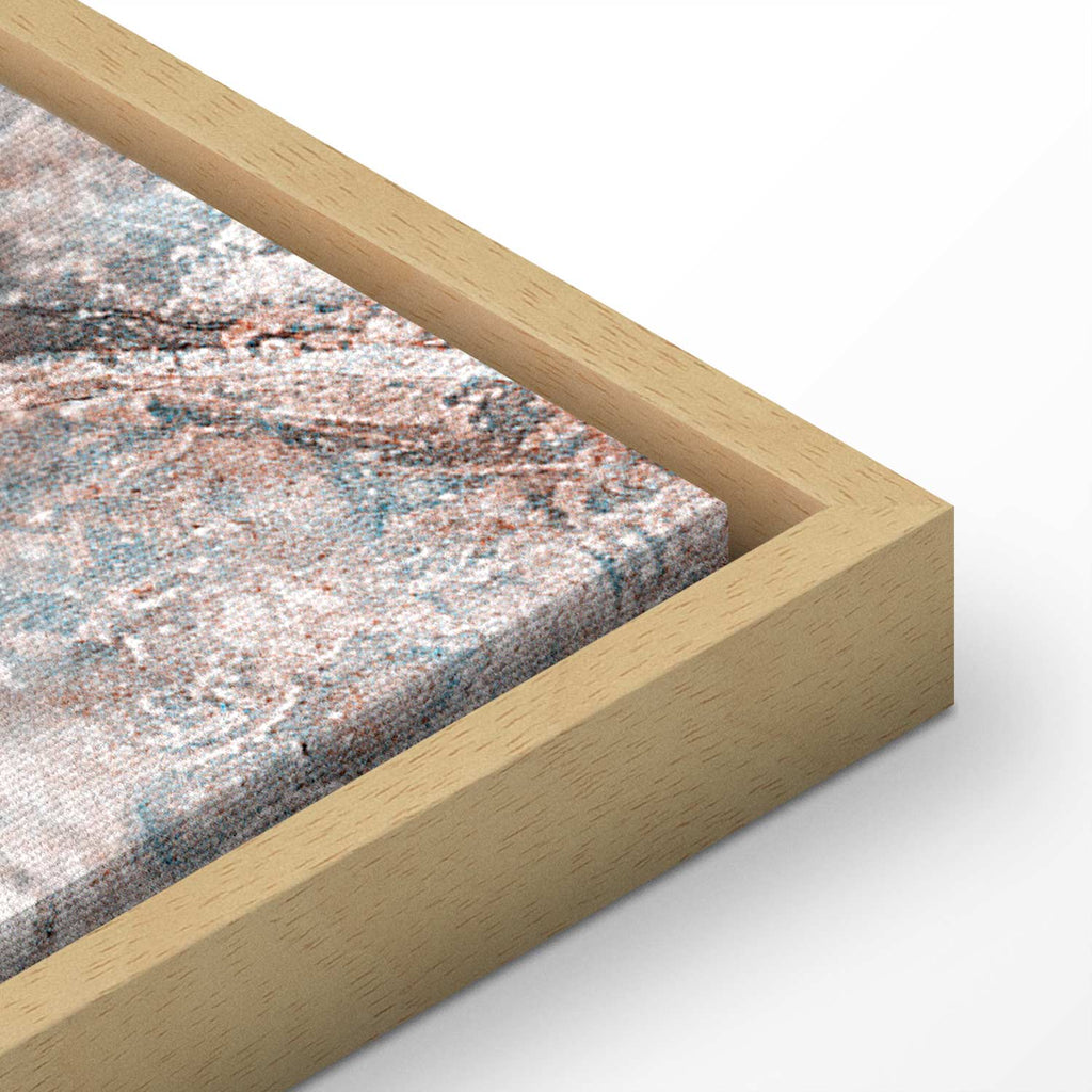 Pastel Marble Flower Abstract Canvas Print