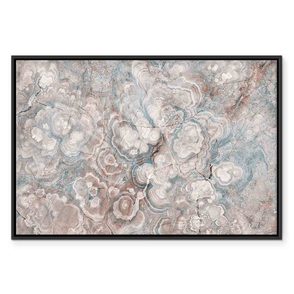 Pastel Marble Flower Abstract Canvas Print