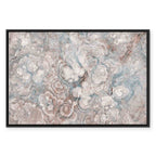 Pastel Marble Flower Abstract Canvas Print