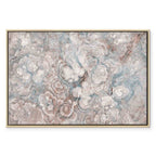 Pastel Marble Flower Abstract Canvas Print