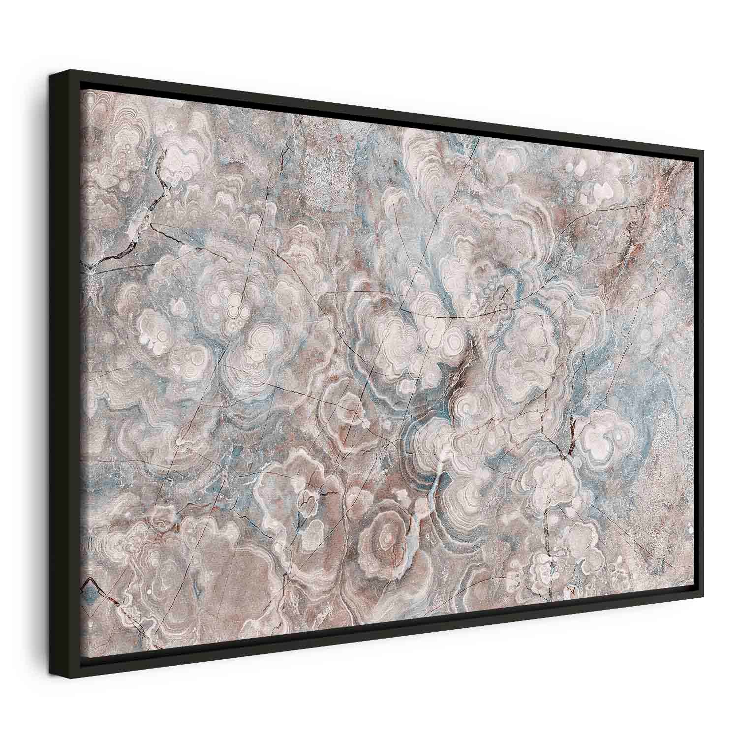 Pastel Marble Flower Abstract Canvas Print
