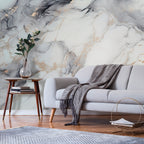 Wall Mural - Elegant Marble - Stone Structures in Neutral Colours