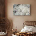 Neutral Marble Stone Structure Abstract Canvas Print