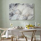 Neutral Marble Stone Structure Abstract Canvas Print