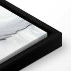 Neutral Marble Stone Structure Abstract Canvas Print