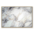 Neutral Marble Stone Structure Abstract Canvas Print