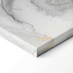 Golden Marble Abstract Pattern Canvas Print