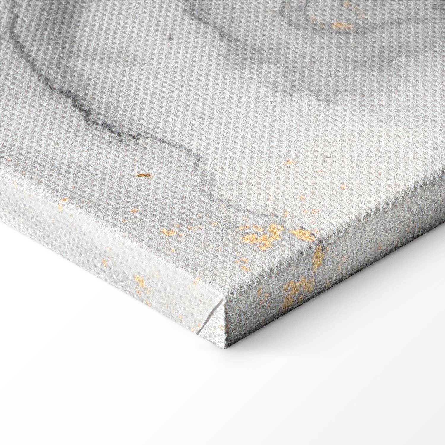 Golden Marble Abstract Pattern Canvas Print