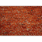 Retro Red Brick Wall Wall Mural