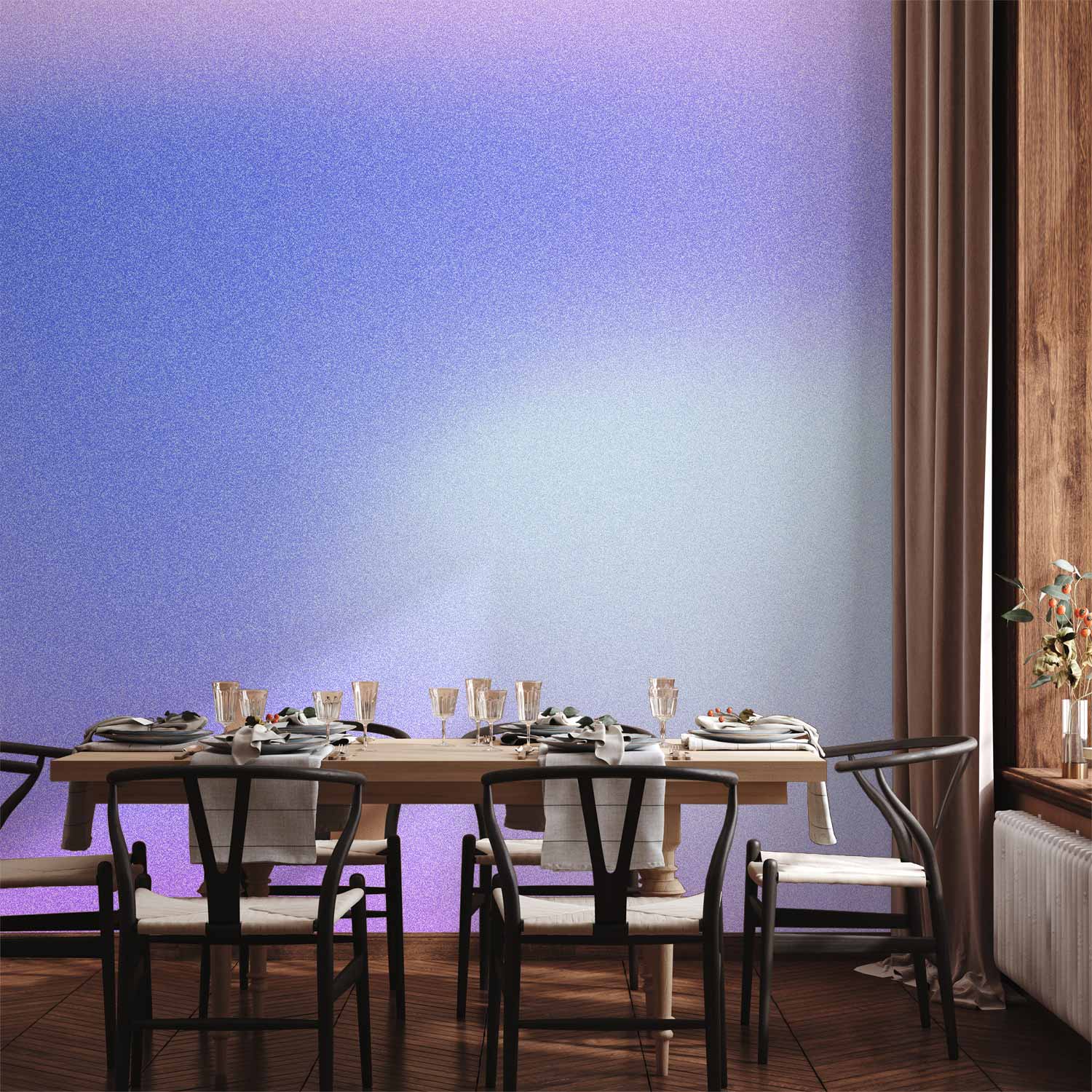 Wall Mural Heather Mist Violet Gradient