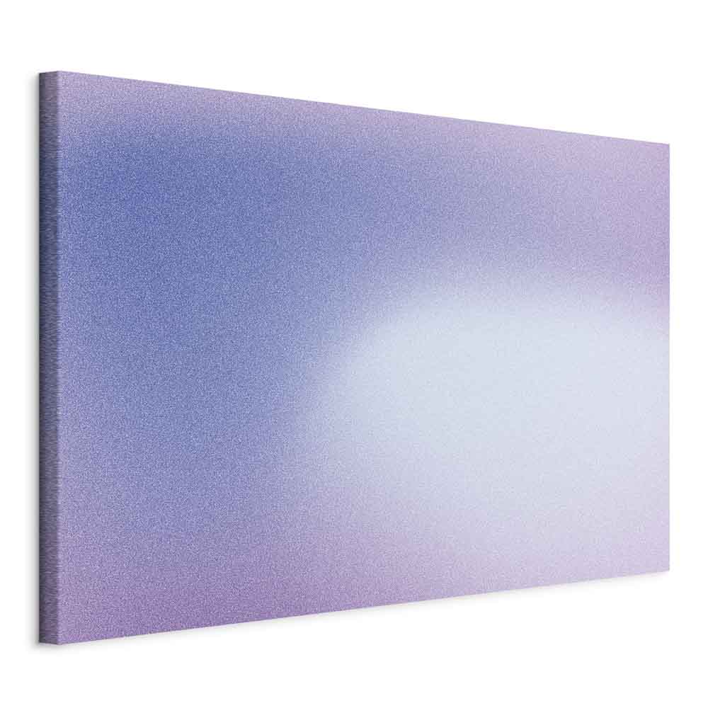 Canvas Print Heather Mist - Delicate Violet Gradient