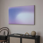 Canvas Print Heather Mist - Delicate Violet Gradient