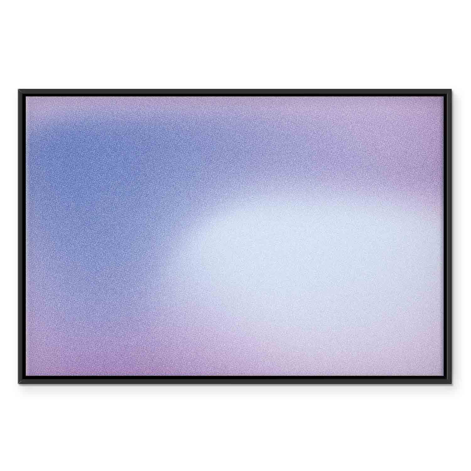Violet Gradient Abstract Canvas Print