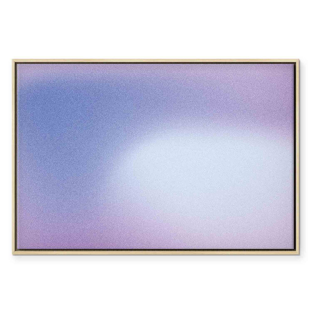 Violet Gradient Abstract Canvas Print
