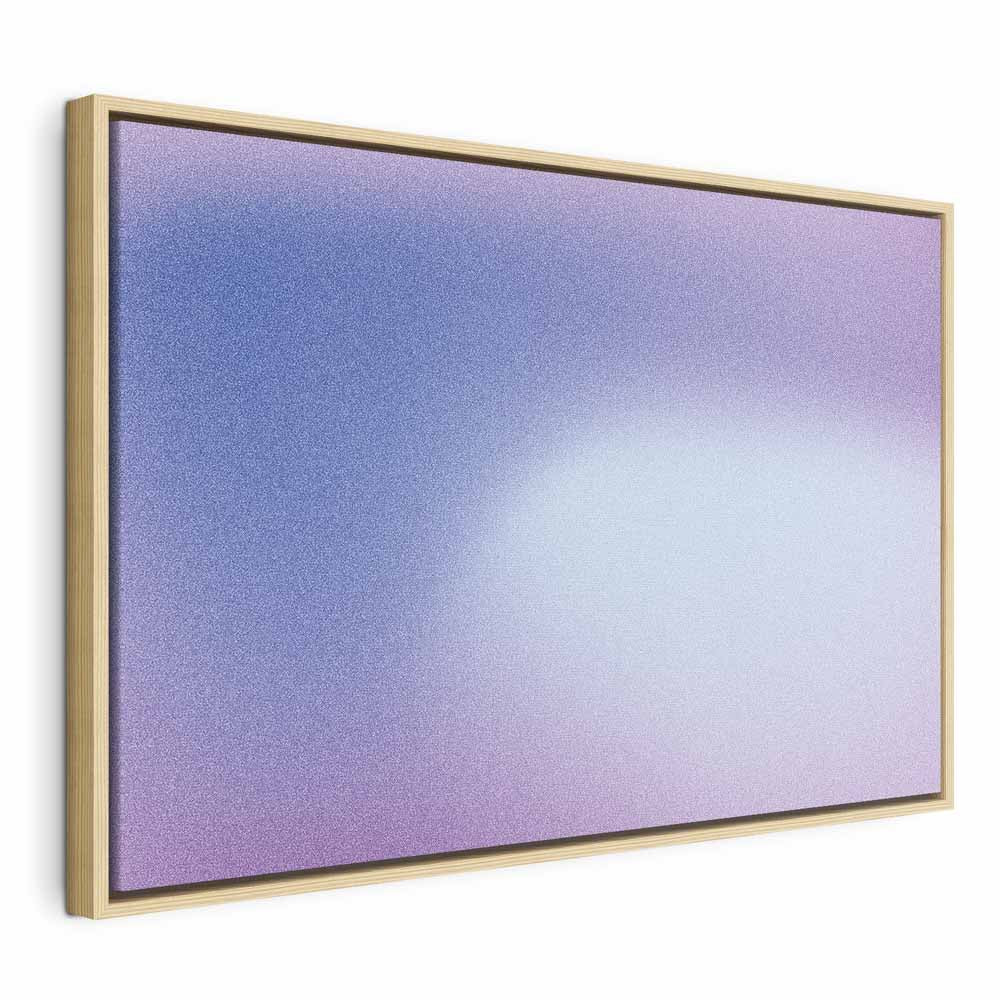 Canvas Print Heather Mist - Delicate Violet Gradient