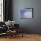 Canvas Print Heather Mist - Delicate Violet Gradient