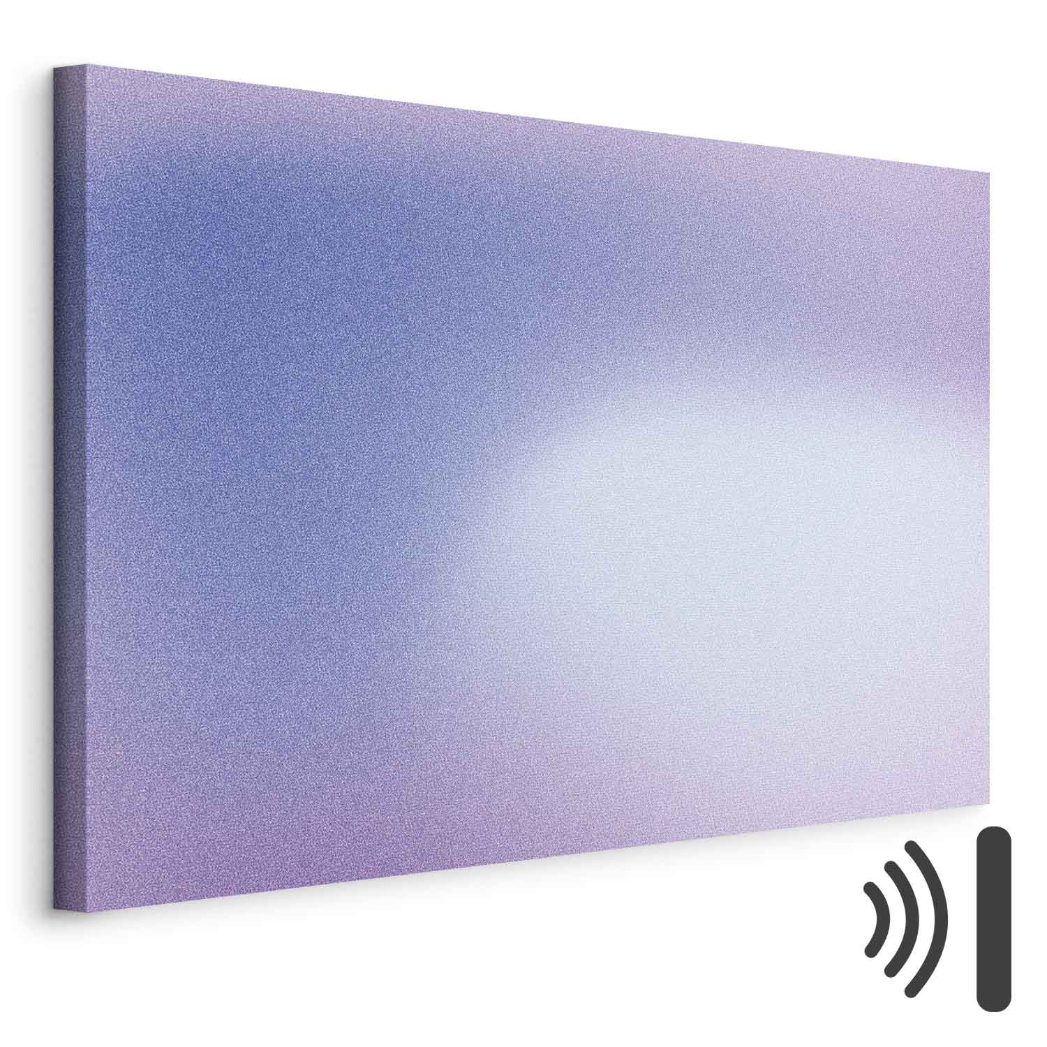 Violet Gradient Abstract Canvas Print