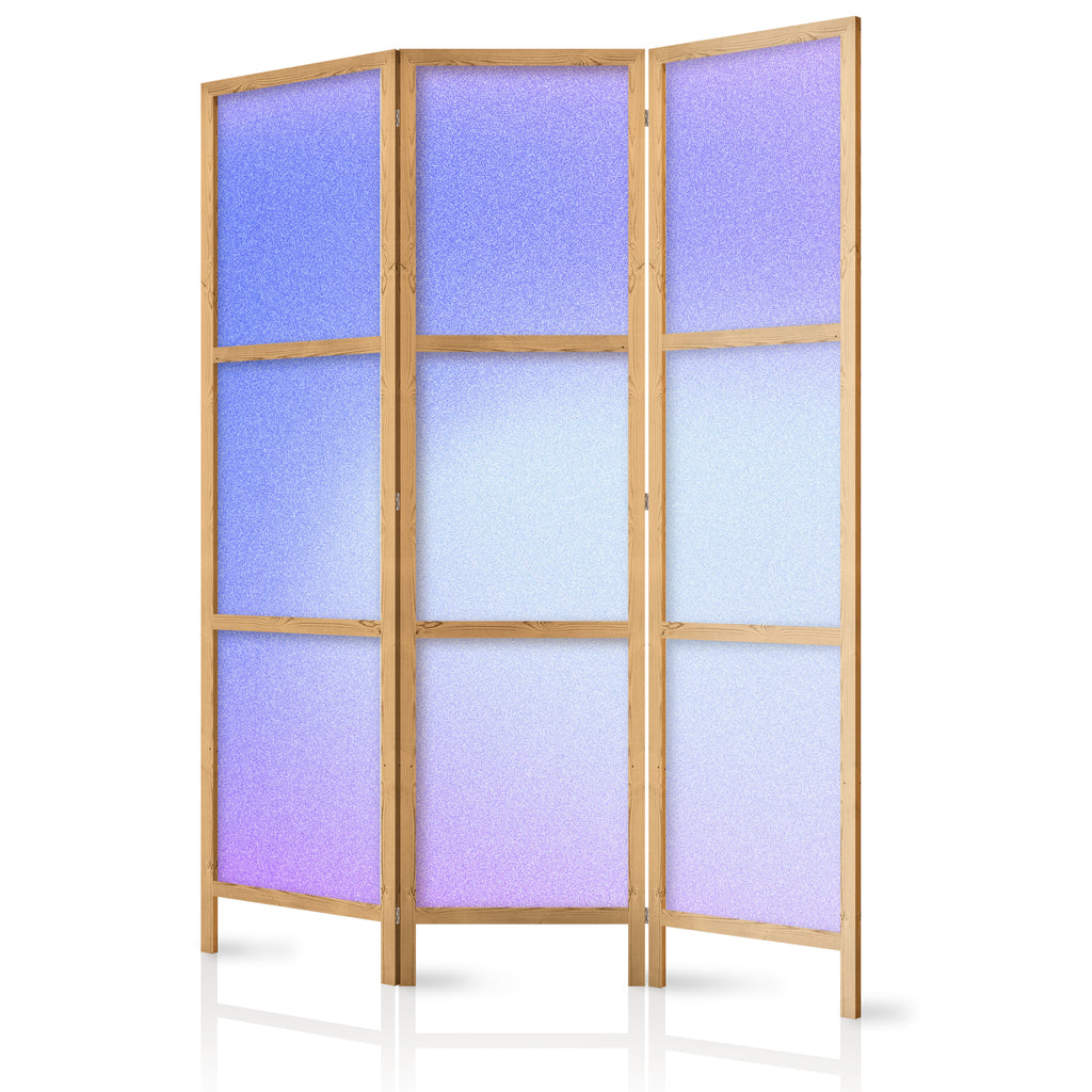 Japanese Room Divider - Violet Gradient 3-Panel
