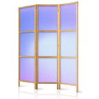 Japanese Room Divider - Violet Gradient 3-Panel