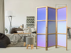 Japanese Room Divider - Violet Gradient 3-Panel