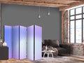 Violet Gradient Abstract 5-Panel Room Divider