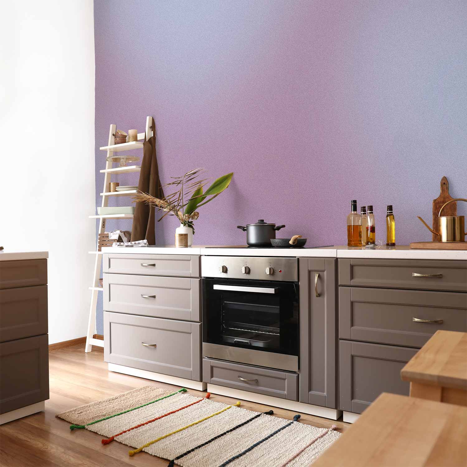 Nostalgic Gradient Composition Abstract Wall Mural