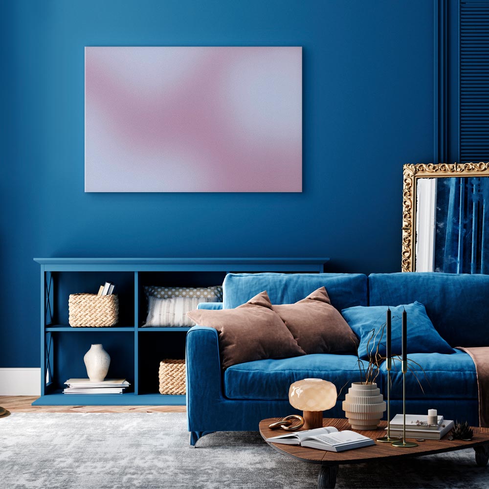 Canvas Print with Complex Gradient in Nostalgic Colors