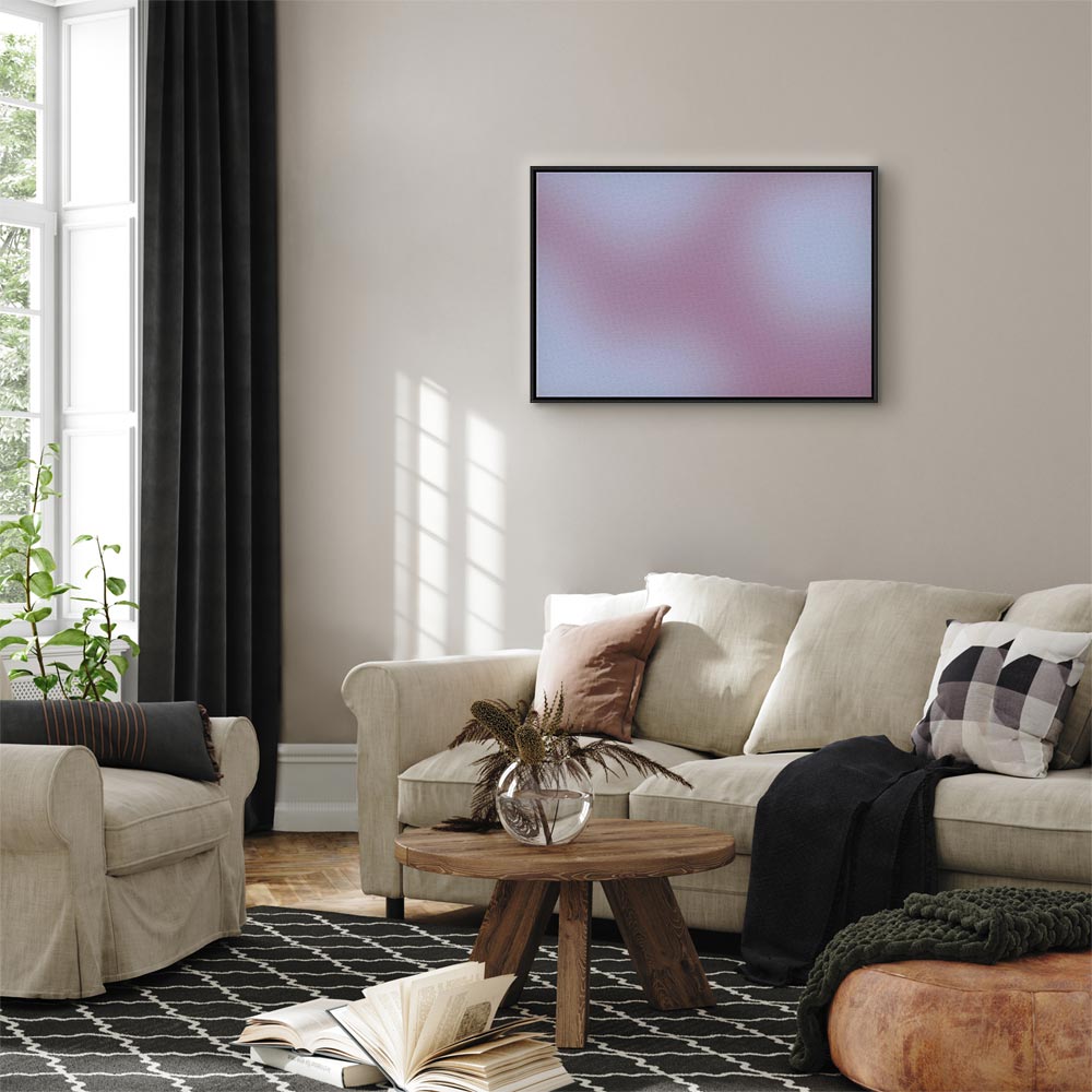 Canvas Print with Complex Gradient in Nostalgic Colors