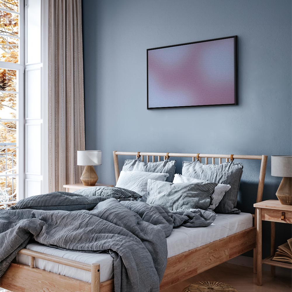 Canvas Print with Complex Gradient in Nostalgic Colors